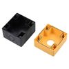 uxcell Push Button Switch Control Station Box 22mm 1 Button Aperture Yellow and Black
