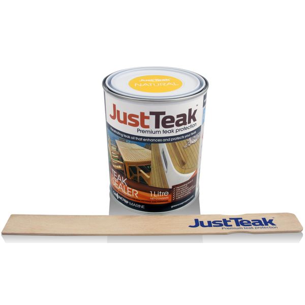 JustTeak Natural Teak Sealer 1L (1.056 Quart)
