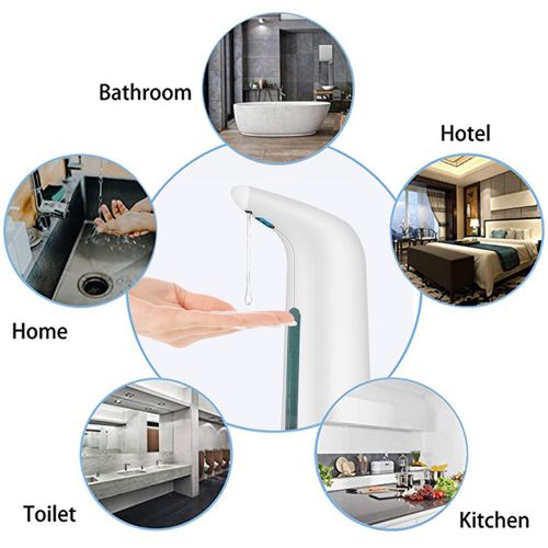 Touchless Automatic Soap Dispenser for Bathroom and Kitchen, Liquid Hand Soap Dispenser, IPX6 Water-Resistant, 14 fl oz