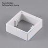 SEEOR Single Socket Spacer 20mm Light Switches Switches Accessory for Increased Installation Space & Compatibility