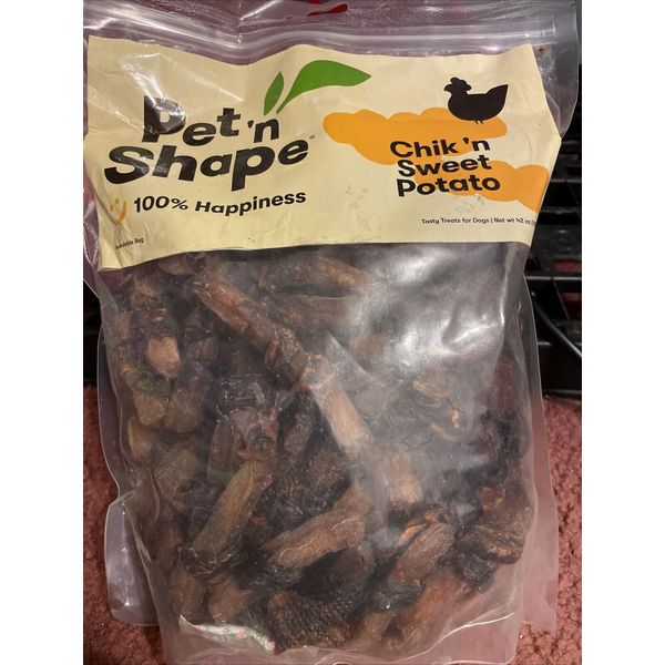 Pet 'n Shape Chik 'n Sweet Potato Dog Treats, 42 oz. Resealable Bag