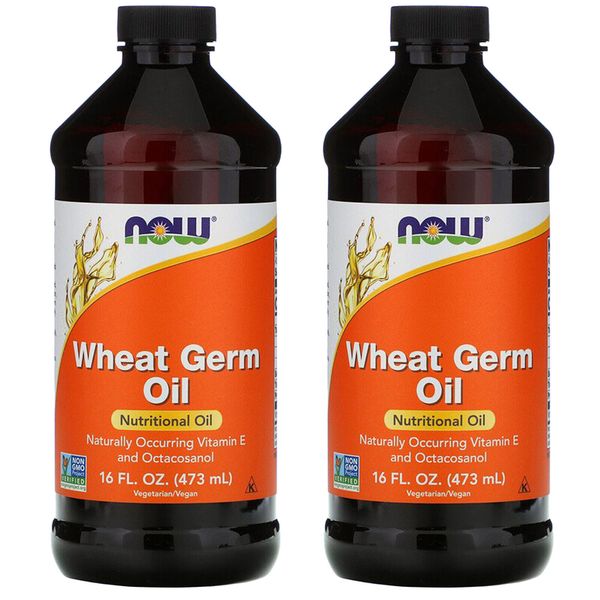 Now Foods, (2 Pack) Wheat Germ Oil, 16 fl oz (473 ml)