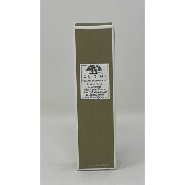 ORIGINS Plantscription Retinol Night Moisturizer with Alpine Flower 1oz