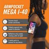 Armpocket Mega i-40 Black - Small Strap
