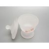 創価 Society Category: Buddhist Ritual Implements 茶器 [Water Container] Small Cherry Pattern White