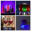 Ahier 12 Pcs LED Coasters for Drinks, Blue light Led Bar Coaster Bottle Light...