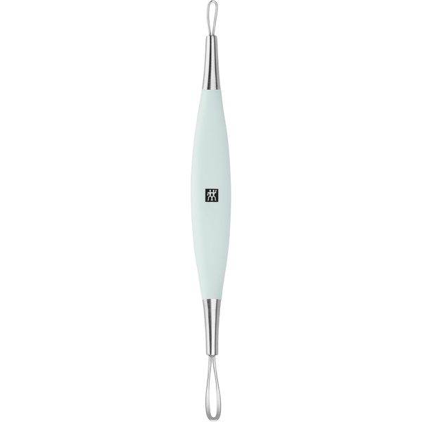 ZWILLING Professional Blackhead Remover with 2 Loops and Ergonomic Shape Stainless Steel Premium Mint