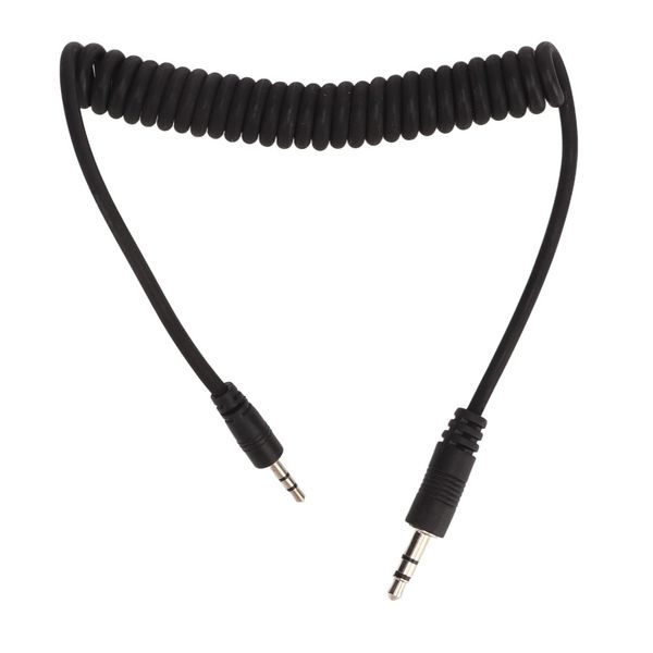 3.5mm to F2 Camera Remote Control Shutter Release Cable Cord, Camera Flash Trigger Connection Spring Cord for Fujifilm Camera