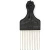 Afro Comb/Pick with Metal Forks and Plastic Handle