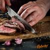 NutriChef 13-Piece Kitchen Knife Set with Wooden Block - Precision Crafted St...