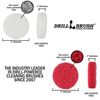 Non Scratch Soap Scum Removal Rotary Mini Scrub Pads 3 inch