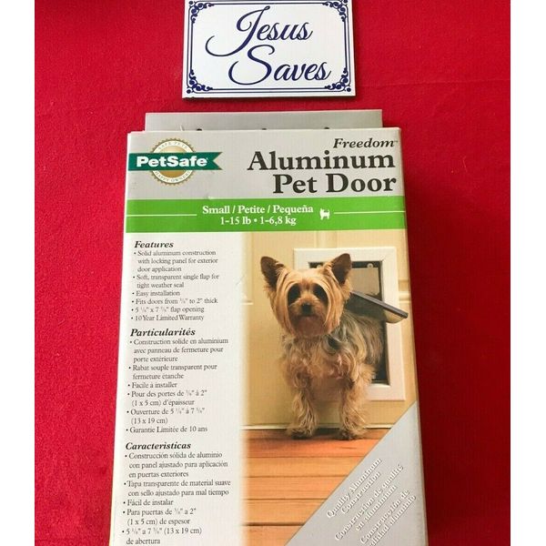 PetSafe HPA11-11598 5-1/4 in. x 8-1/8 in. Small Freedom Aluminum Pet Door