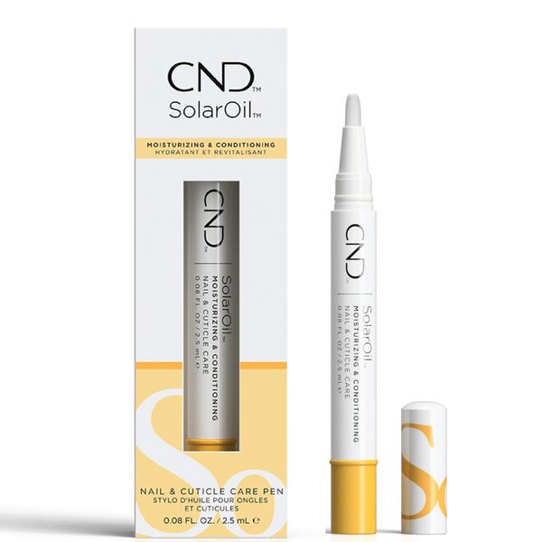 CND Solar Oil & RescueRxx Nail and Cuticle Care, Cuticle Oil Pen, Keratin Treatment Pen, On-the-Go, Travel-Sized Beauty, A highly effective new treatment that repairs damaged nails