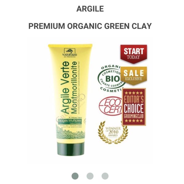 [Azar] French Azar Organic Green Clay 300g