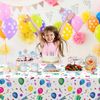 GRESATEK Party Table Cloth,Happy Birthday Table Covers Plastic Disposable Tablecloth Birthday Party Table Decoration Supplies for Kids Boys 137 x 274cm