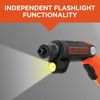 BLACK+DECKER 4V Max* Lithium Ion Lightdriver Cordless Screwdriver - BDCSFL20C