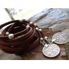 ★ Brown Boho Gypsy Choker ★ Wrap Collar