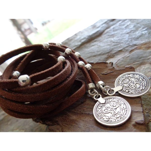 ★ Brown Boho Gypsy Choker ★ Wrap Collar