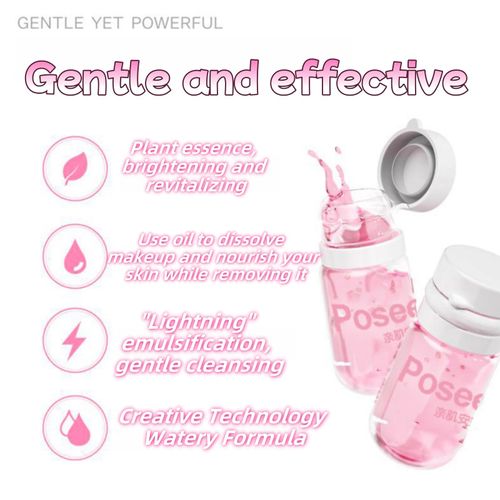 Zdiwond Cisto Cleansing Oil Makeup Remover - Natural Deep Cleanser for Face, Travel Size Mini Bottles, Portable Skincare for Gentle Facial Oil for All Skin Types (Rose+Camellia,40)