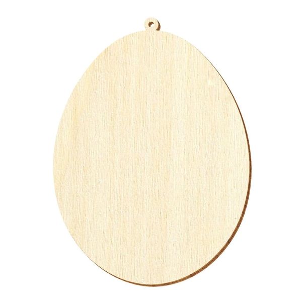 Wooden Easter Egg - Decorative Crafts 3-50 cm, Size: 20 cm, Pack of 25
