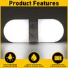 RV Interior LED Light 12V Switched Dimmable Ceiling Light Fixture Camper Trailer