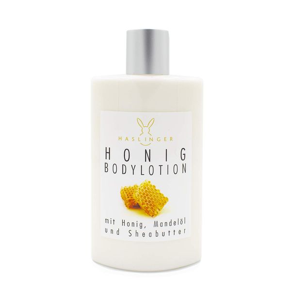 Haslinger Nr. 2204, Honig Bodylotion mit Honig, Mandelöl und Sheabutter 200ml