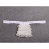 BLESSUME Steampunk Lace Jabot White