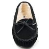 Minnetonka Women's Cally Slipper,Black,8 M US