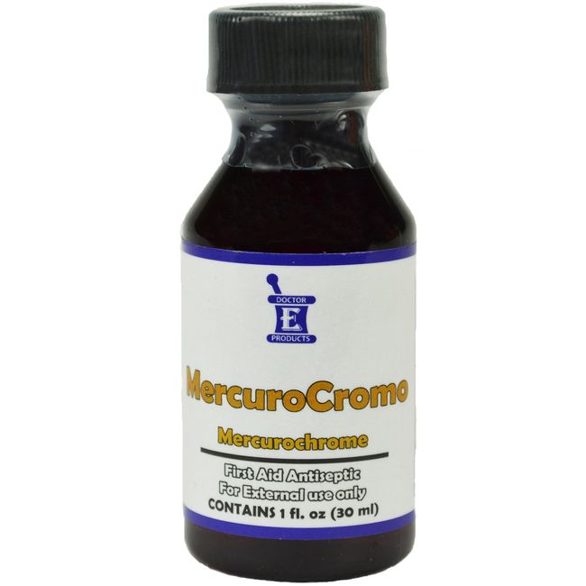 Mercurochrome Antiseptic Mercuro Cromo 1oz