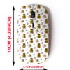 2.4G Wireless Mouse with Cute Pattern Design for All Laptops and Desktops with Nano Receiver - Hiking Backpack map Compass Folding
