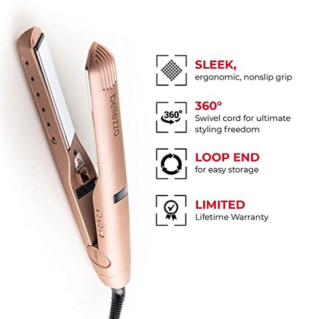 Bellezza flat iron rose gold sale