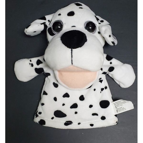 Dalmation Spotted Dog Kellytoy Hand Puppet Glitter Eyes Plush 9" Golf Cover