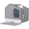 Extra Large Enclosed Cat Litter Box Pets Stain Resistant Anti-Splashing Odorless