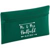 Flox Creative Green Pencil Case Personalised Wedding Name and Date