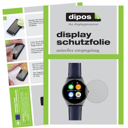5x Screen Protector for watch 34.5 mm diameter Protection Anti Glare dipos