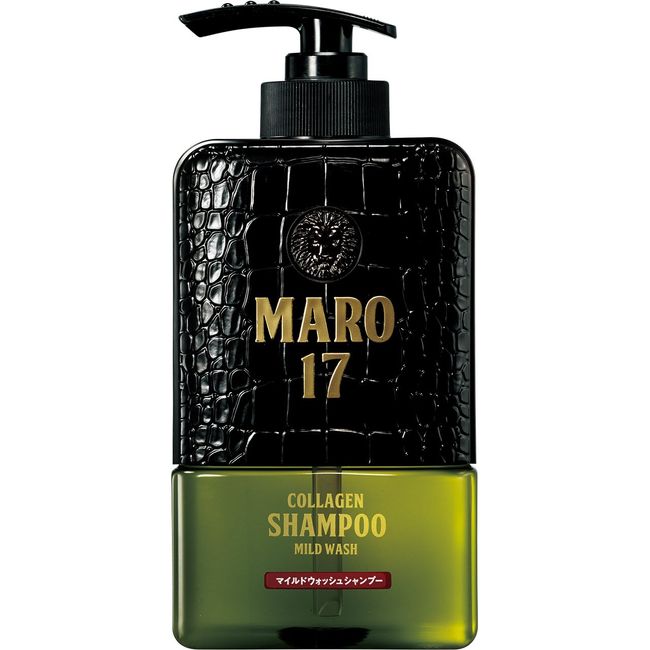 MARO17 Mild Wash Shampoo, Gentle Mint Scent, Scalp, Amino Acids, Sensitive Scalp Care, 11.8 fl oz (350 ml), Men's