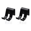 sourcing map 2pcs Controller Wall Mount Holder Universal Controller Holder Stand Non-Slip Pad Adjustable Wall Mount Adhesive/Screws with Screws for Controller & Headphones