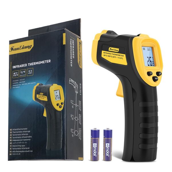 Infrared Thermometer Laser Temperature Gun -58℉ to 1112℉ with Adjustable
