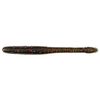 Great Lakes Finesse Drop Worm - Green Pumpkin Red Flake - 4"