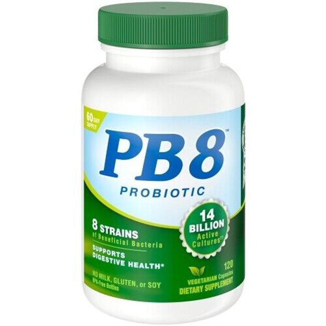 Nutrition Now PB 8 Pro-Biotic Vegetarian Supplement, 120 Count each