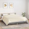 YAFF Weighted Blanket Light Cream 86.6"x102.4" 33.1 lb Fabric