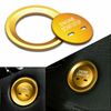 Keyless Ignition Switch Start Gold Trim Cover w/Surrounding Ring For Chevy GMC