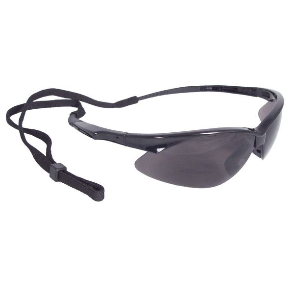 Radians Smoke Safety Glasses, Scratch-Resistant, Wraparound, Smoke Lens (AP1-20)