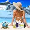 Smuggs Jugs Cruise Ship Essentials Cruise Alcohol Smuggling Kit the Best Fake Empty Shampoo & Conditioner Bottles- containers for Rum Runners–4x17.3 oz Hidden Flasks for Liquor to Save So Much