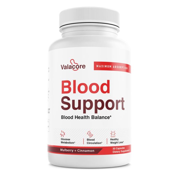 Valacore Blood Support Dietary Supplement 30 Capsules