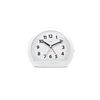 Acctim Colm Smartlite Non-Ticking Sweep Alarm Clock, White, Analogue Display