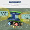 Digital Manifold Gauge Set Refrigeration HVAC System Pressure Vacuum Temp Tester