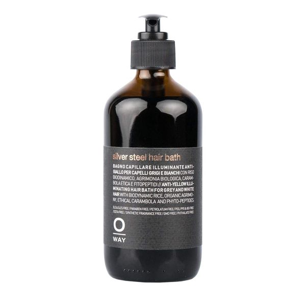 OWAY Silver Steel Hair Bath Shampoo 8 oz