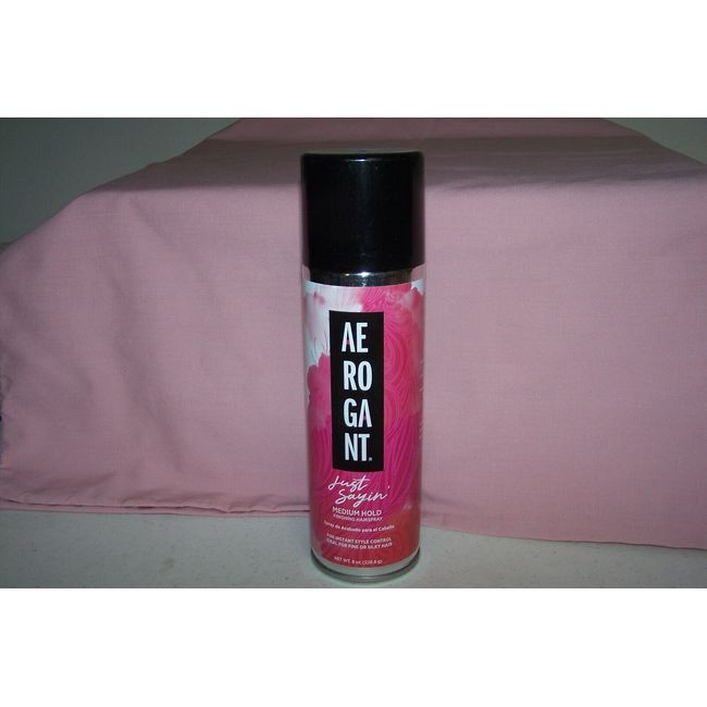 Aerogant JUST SAYIN’ Medium Hold Finishing Lightweight Hairspray w/Vitamin E 8oz