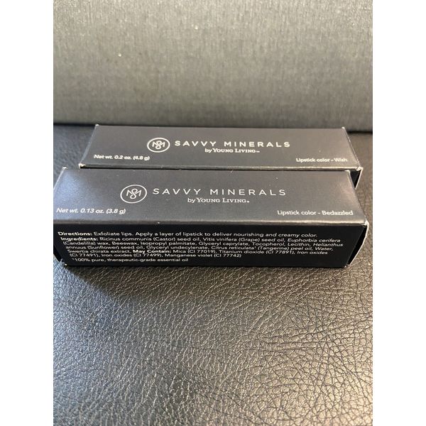 Savvy Minerals  Lipstick Set 2  Young Living Bedazzled Wish